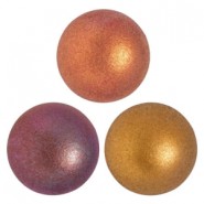 Les perles par Puca® Cabochon 25mm Yellow gold metallic iris 00030/01620